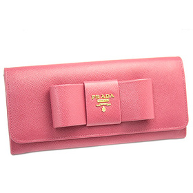 PRADA プラダ 財布 コピー 1M01132 SAF/FIOCCO サフィアーノフィオッコ 長財布 PEONIA ピンク